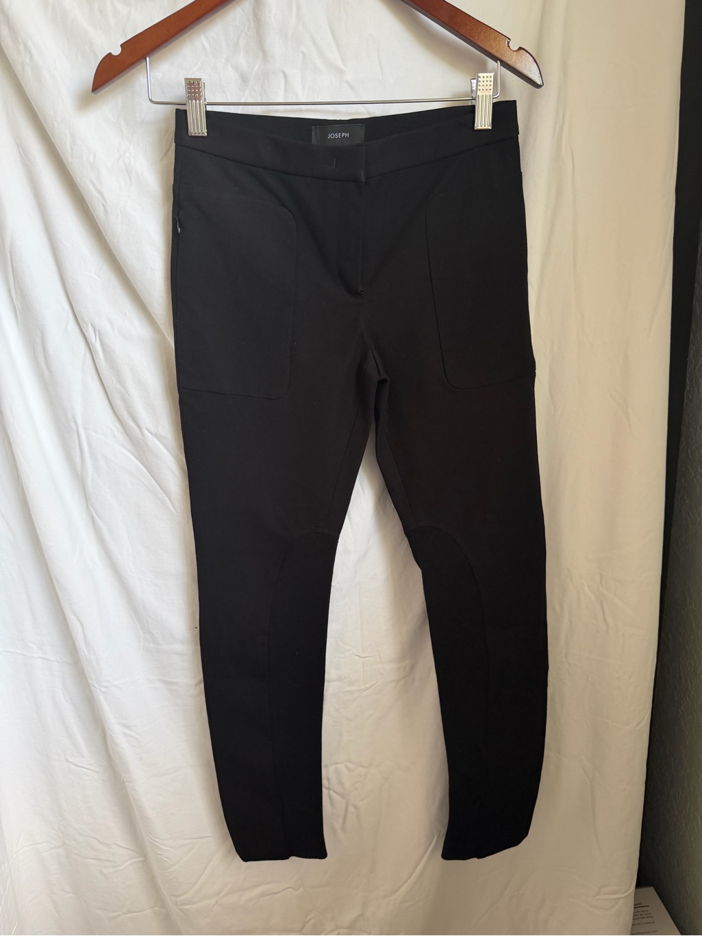Joseph Black Tailored Waistband Pants